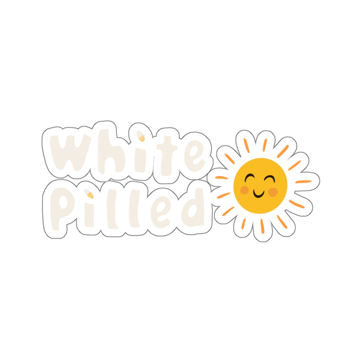 White Pilled - Sticker