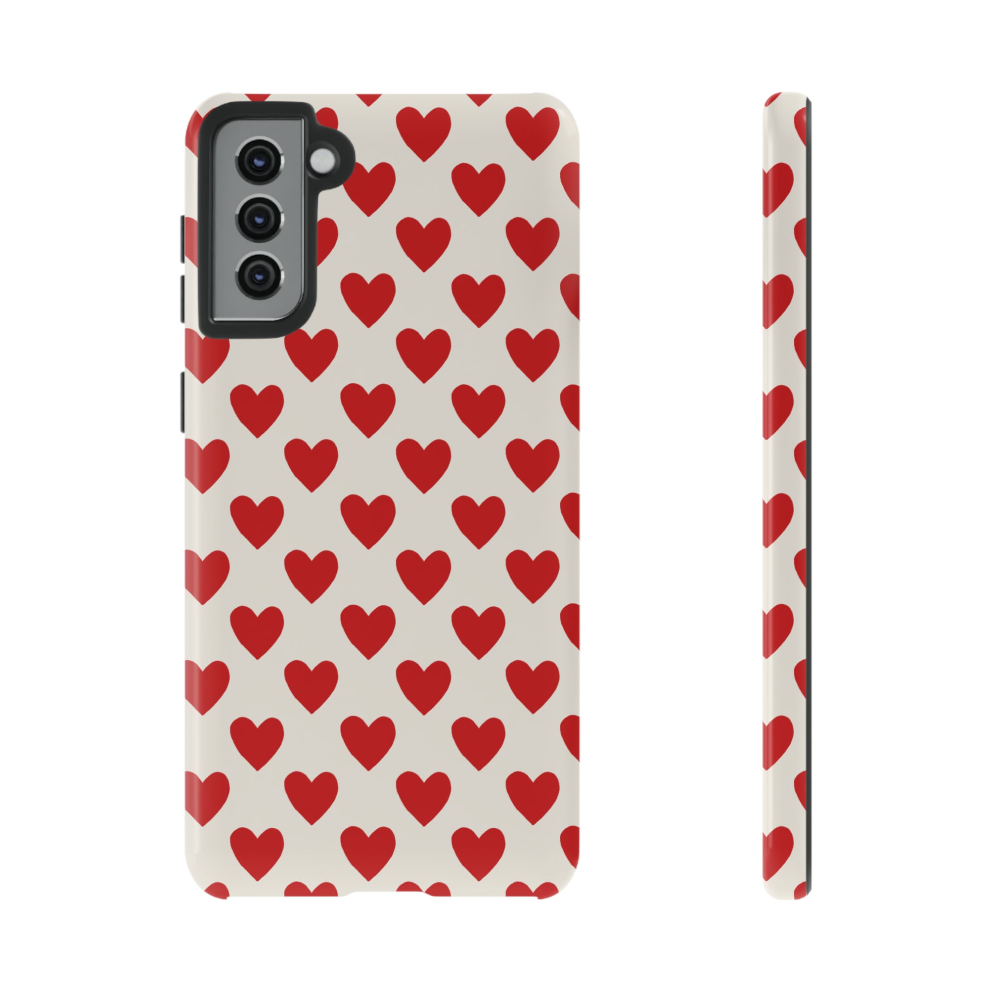 Red Hearts - Tough Phone Case