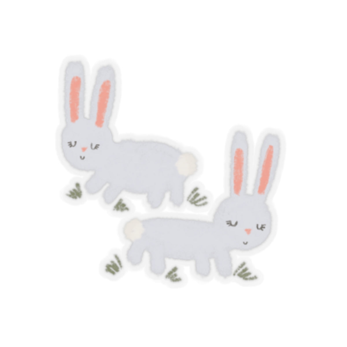 Two Sweet Bunnies - Sticker