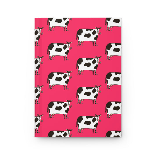 Pink Cow Hardcover Journal