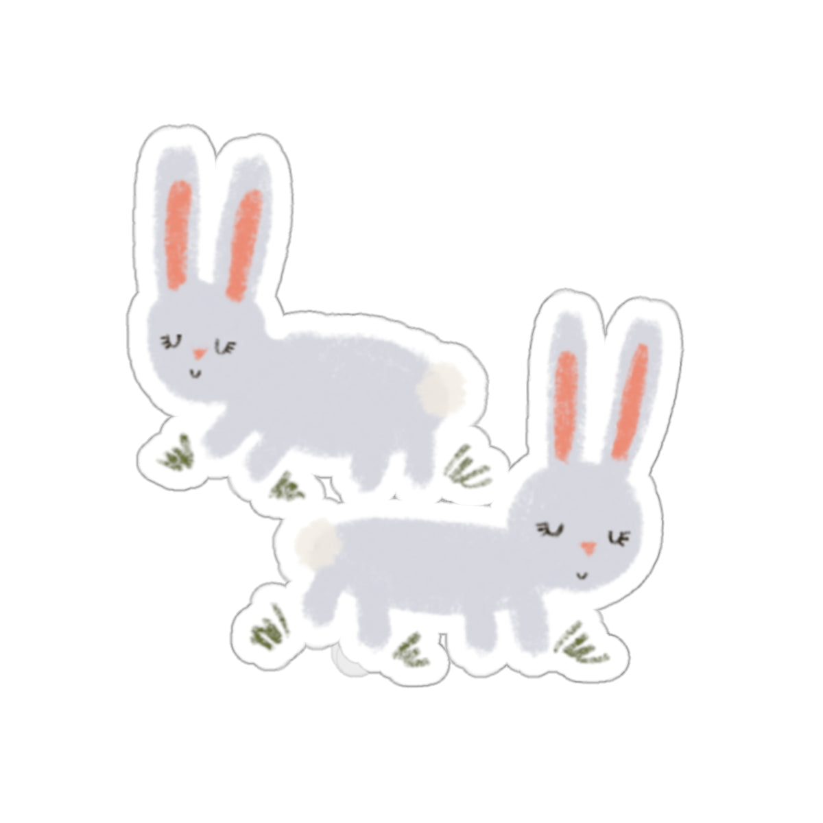 Two Sweet Bunnies - Sticker