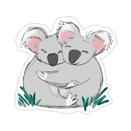 Koala Hug Stickers