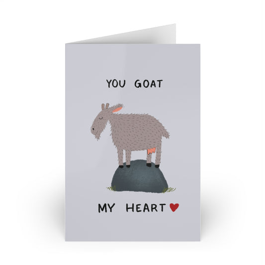 "You Goat My Heart" Valentine's Day Card