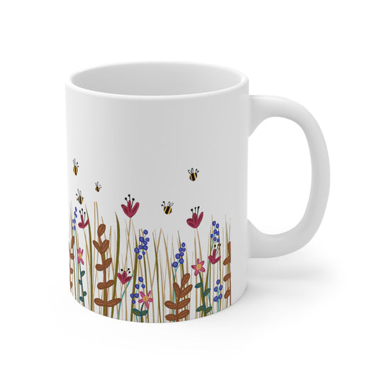 Prairie Flowers Ceramic Mug
