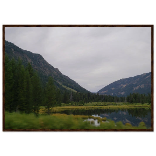 Yellowstone Valley Photo Wooden Framed Wall Art