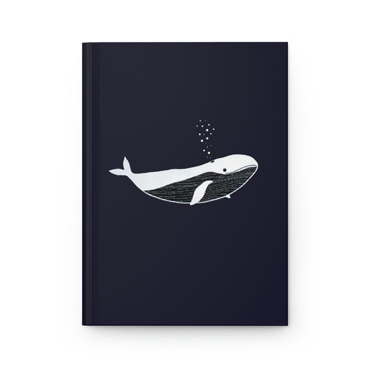 Midnight Whale Hardcover Journal