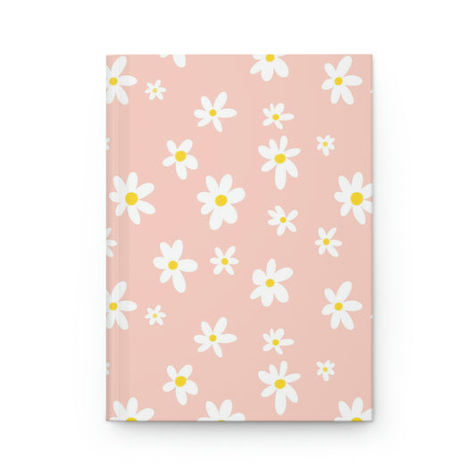 Pink Daisies Hardcover Journal