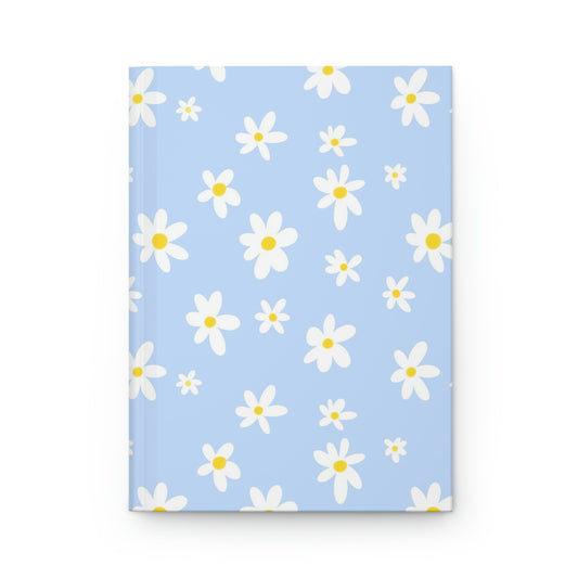 Blue Daisies Hardcover Journal