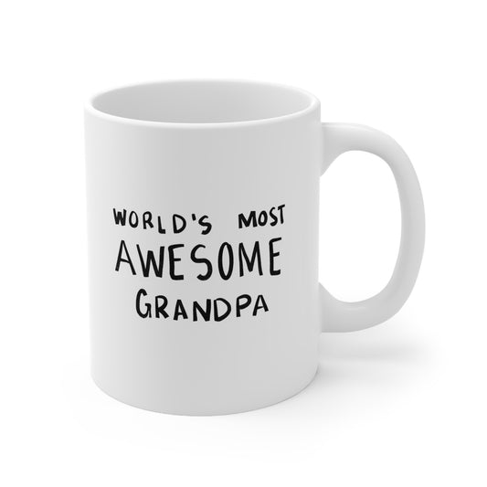 "Most Awesome Grandpa" Ceramic Mug