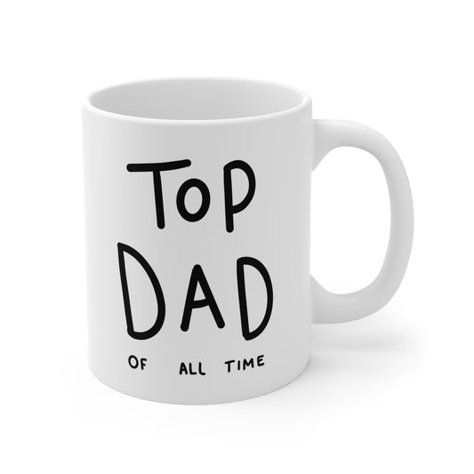 "Top Dad of All Time" Ceramic Mug